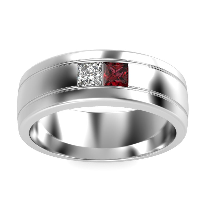 7.5mm Men's Modern Princess Band