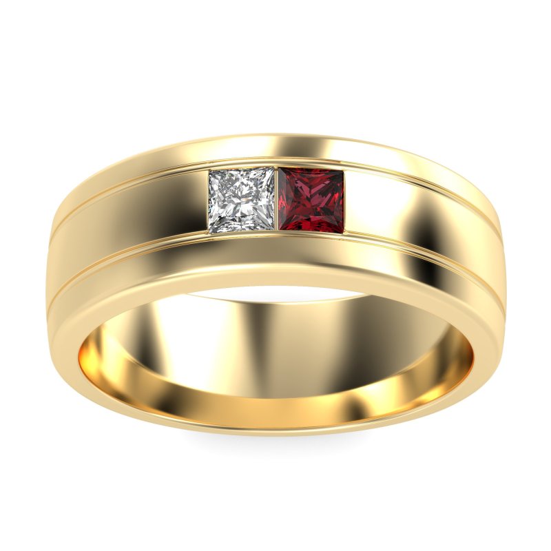 7.5mm Men's Modern Princess Band