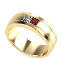 7.5mm Men's Modern Princess Band