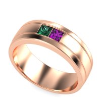 7.5mm Men's Modern Princess Band