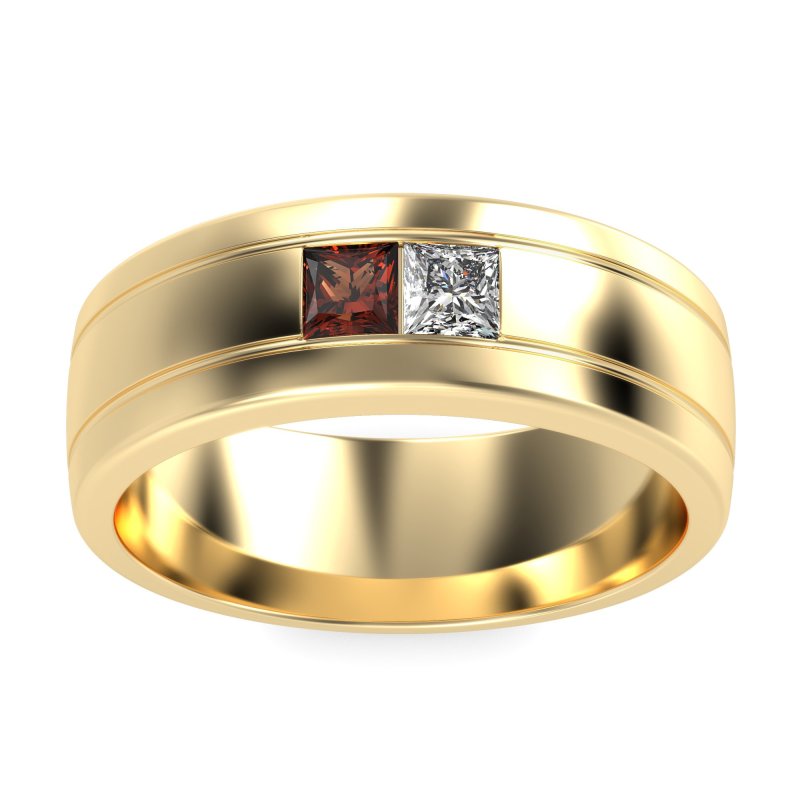 7.5mm Men's Modern Princess Band