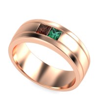 7.5mm Men's Modern Princess Band