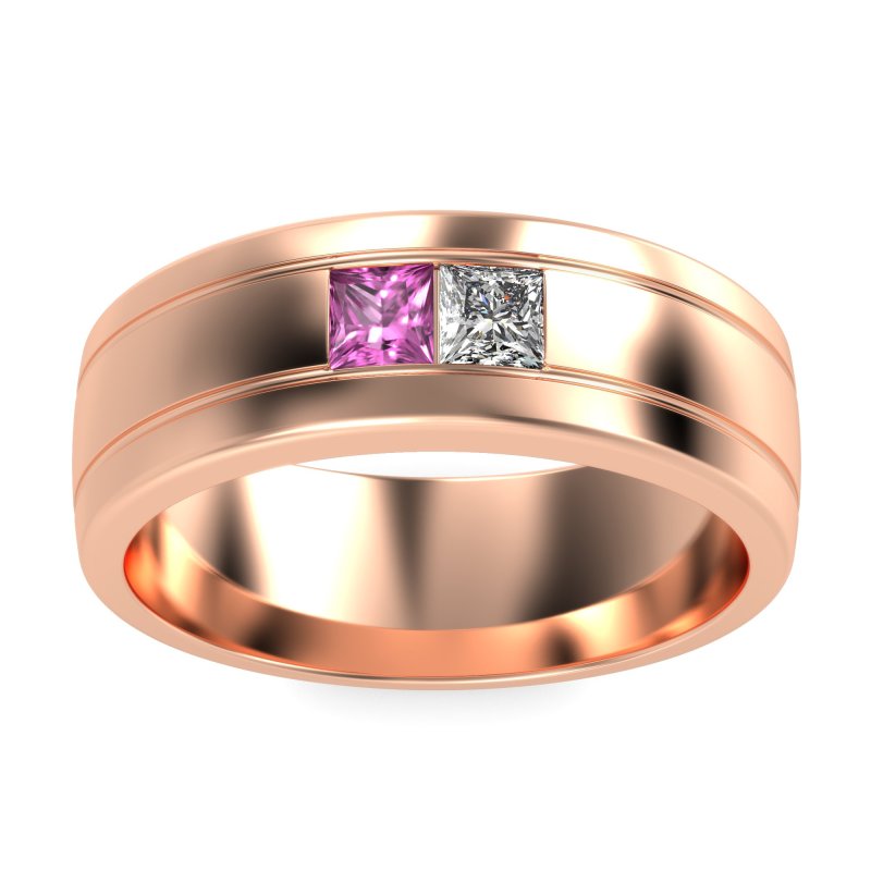7.5mm Men's Modern Princess Band