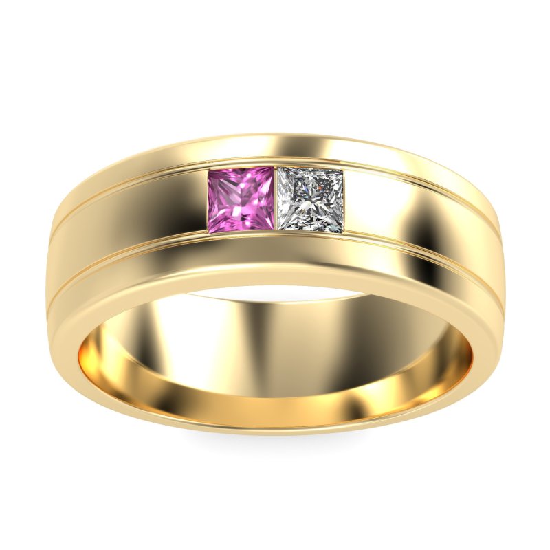 7.5mm Men's Modern Princess Band