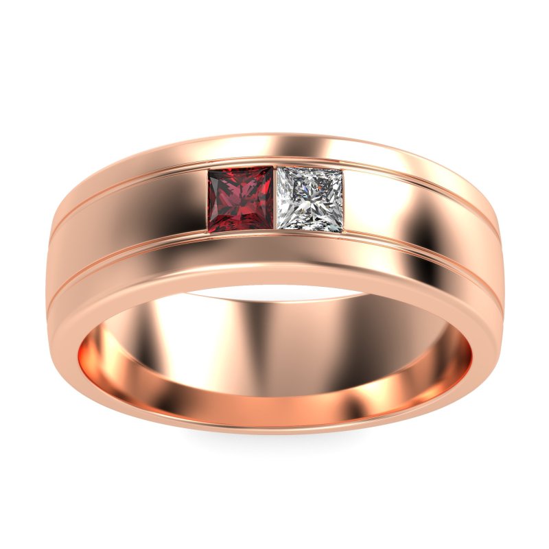 7.5mm Men's Modern Princess Band