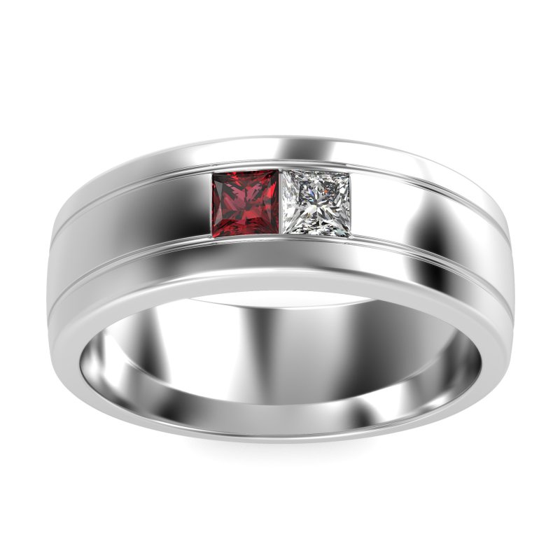 7.5mm Men's Modern Princess Band