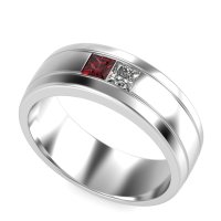 7.5mm Men's Modern Princess Band