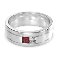 7.5mm Men's Modern Princess Band