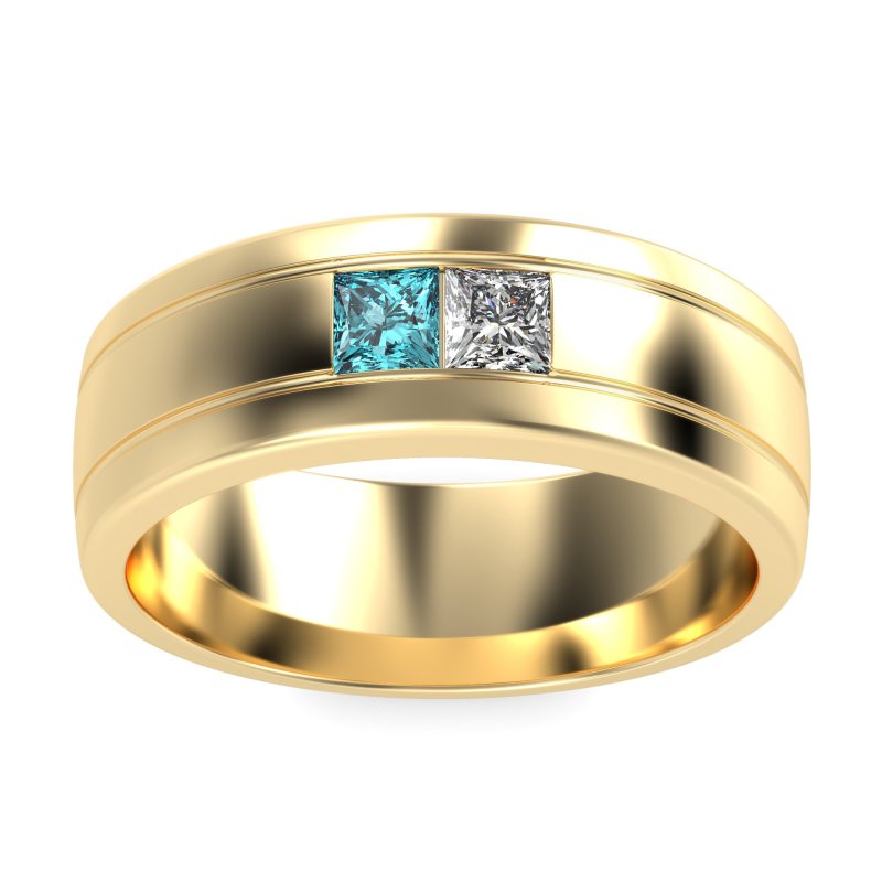 7.5mm Men's Modern Princess Band