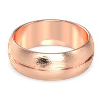 8mm Men's Split Brushstroke Band