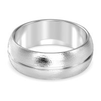 8mm Men's Split Brushstroke Band