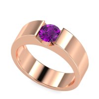 6.5mm Men's Classic Solitaire Band