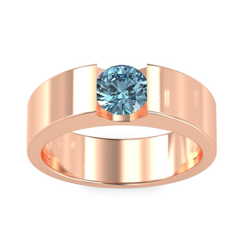 6.5mm Men's Classic Solitaire Band