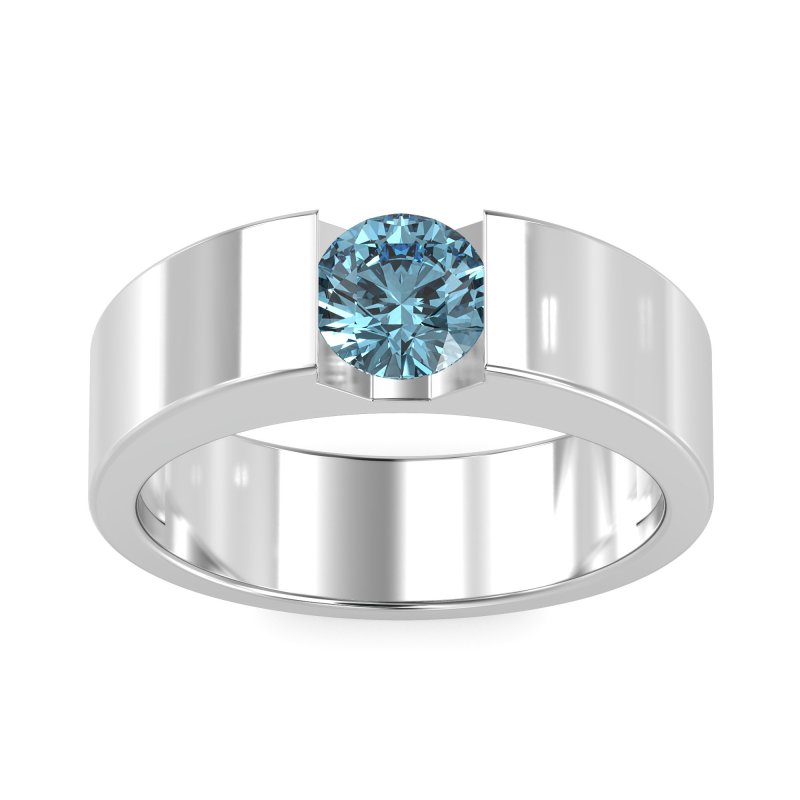 6.5mm Men's Classic Solitaire Band