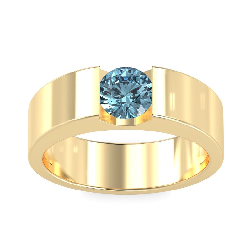 6.5mm Men's Classic Solitaire Band