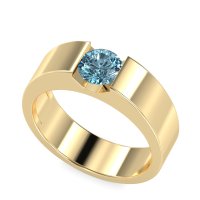 6.5mm Men's Classic Solitaire Band