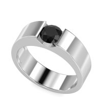 6.5mm Men's Classic Solitaire Band