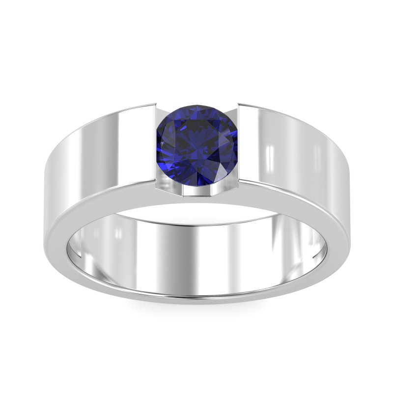 6.5mm Men's Classic Solitaire Band