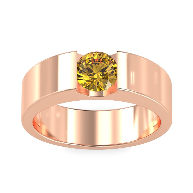 6.5mm Men's Classic Solitaire Band