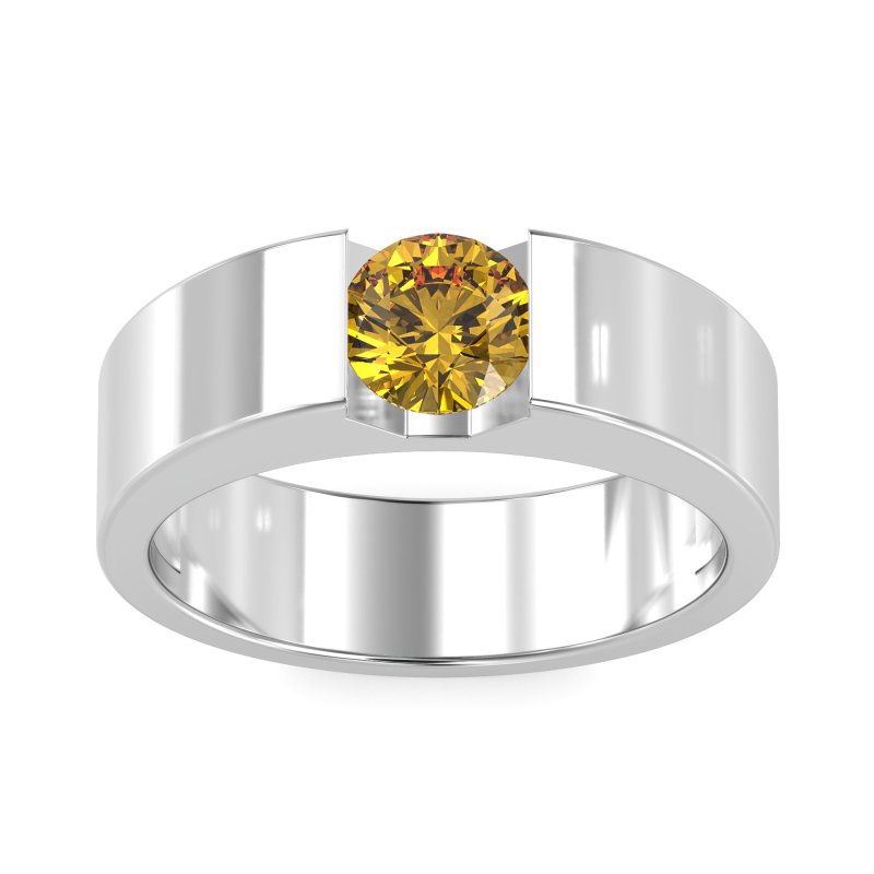 6.5mm Men's Classic Solitaire Band