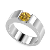 6.5mm Men's Classic Solitaire Band