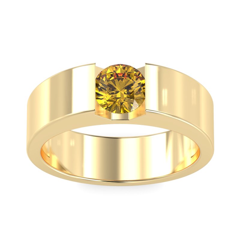 6.5mm Men's Classic Solitaire Band