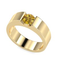 6.5mm Men's Classic Solitaire Band