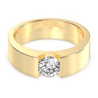 6.5mm Men's Classic Solitaire Band