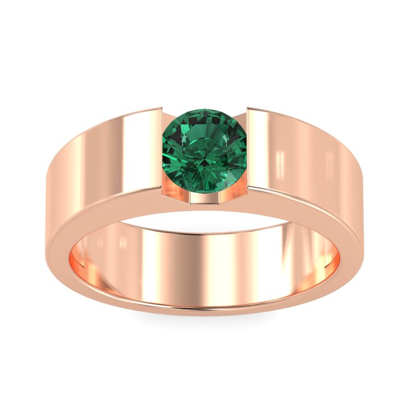 6.5mm Men's Classic Solitaire Band