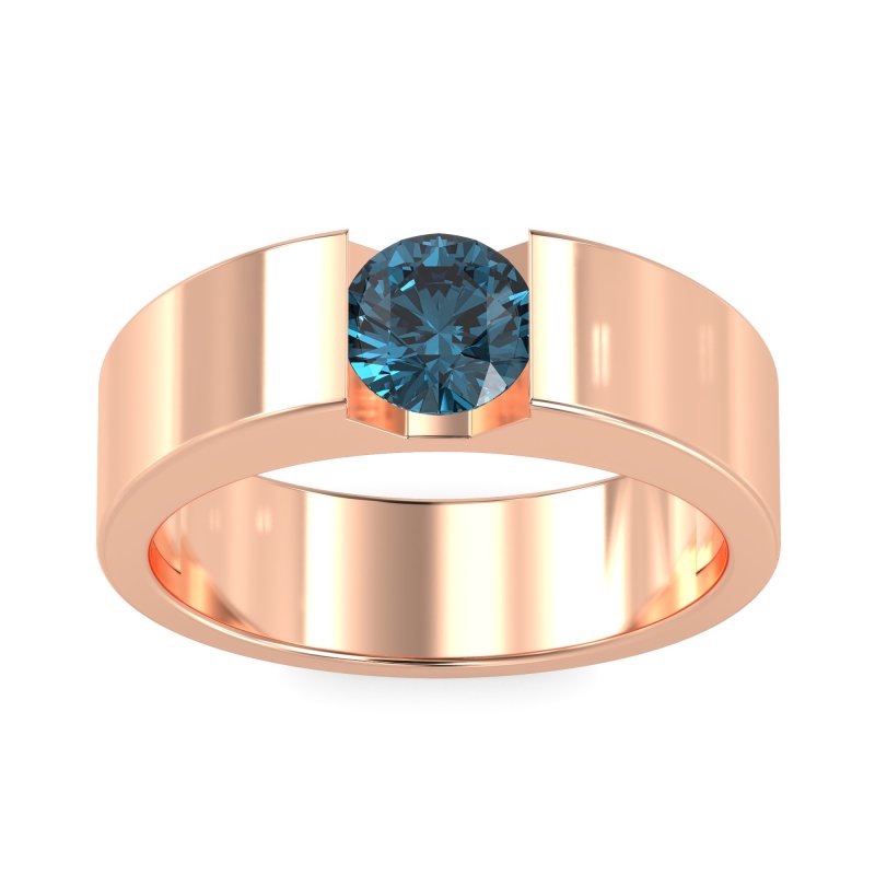 6.5mm Men's Classic Solitaire Band