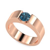 6.5mm Men's Classic Solitaire Band