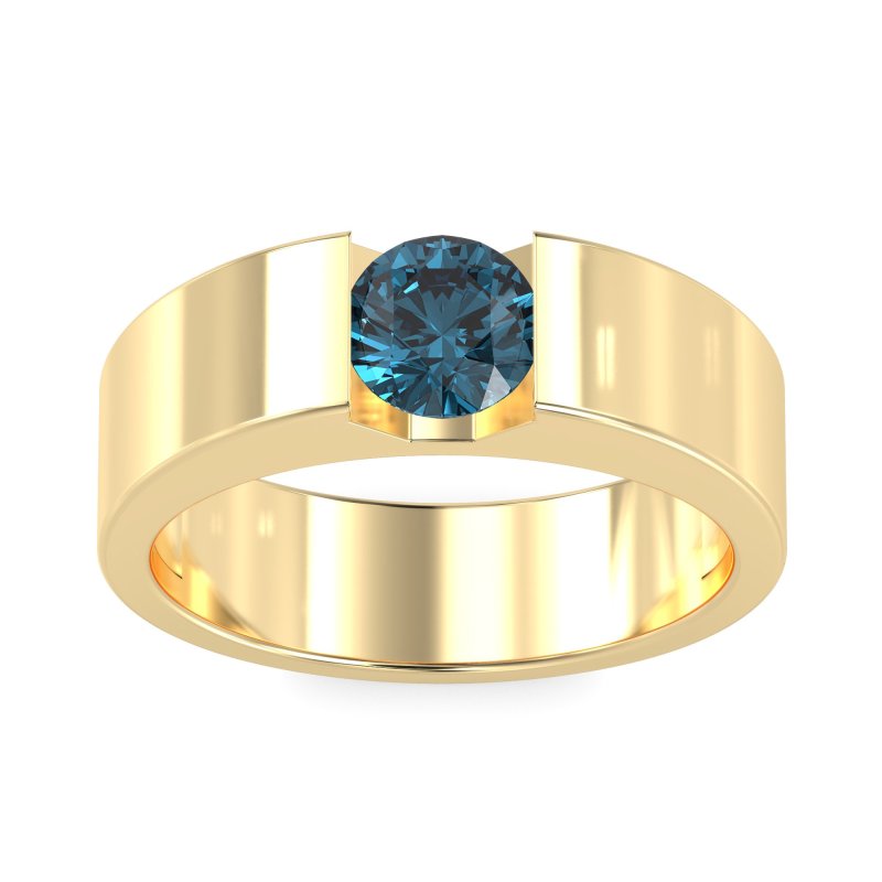 6.5mm Men's Classic Solitaire Band