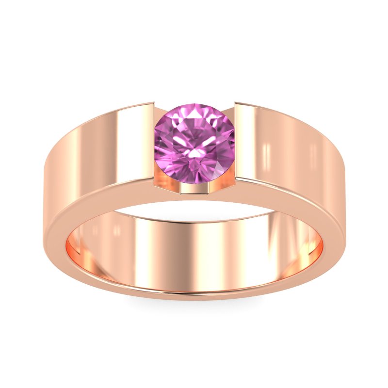 6.5mm Men's Classic Solitaire Band