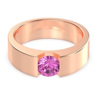 6.5mm Men's Classic Solitaire Band