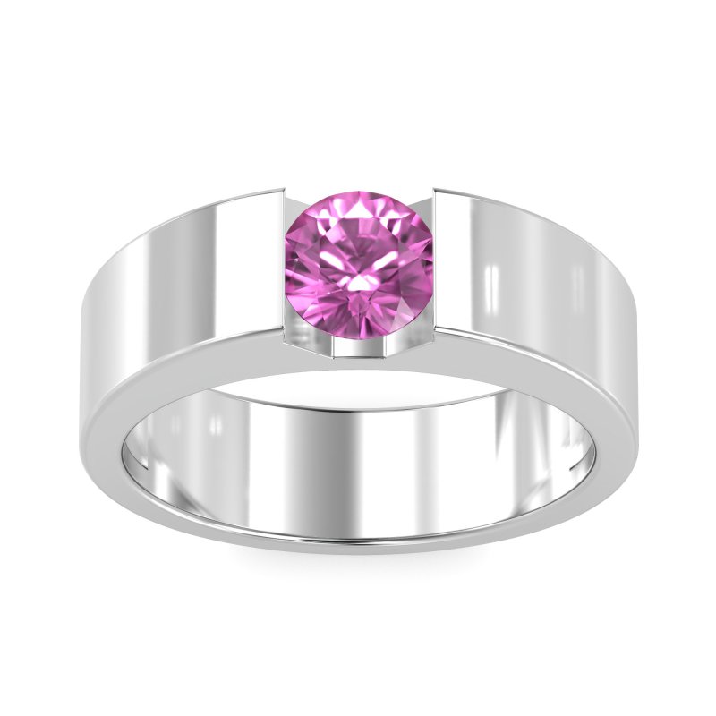 6.5mm Men's Classic Solitaire Band