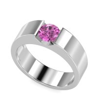 6.5mm Men's Classic Solitaire Band