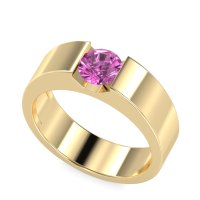 6.5mm Men's Classic Solitaire Band