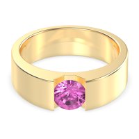 6.5mm Men's Classic Solitaire Band