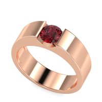 6.5mm Men's Classic Solitaire Band