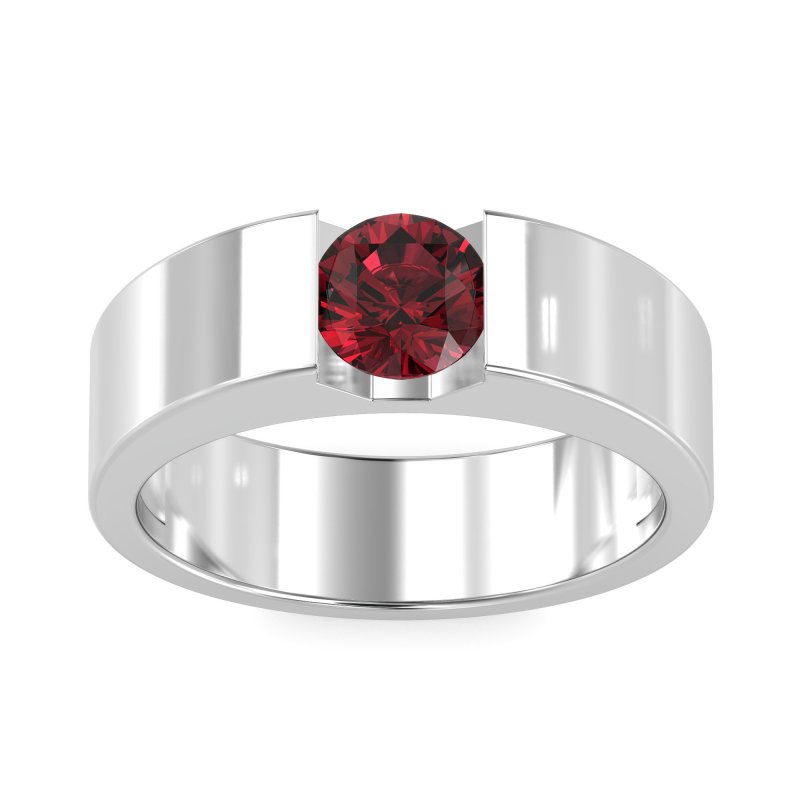 6.5mm Men's Classic Solitaire Band