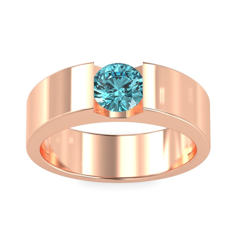 6.5mm Men's Classic Solitaire Band