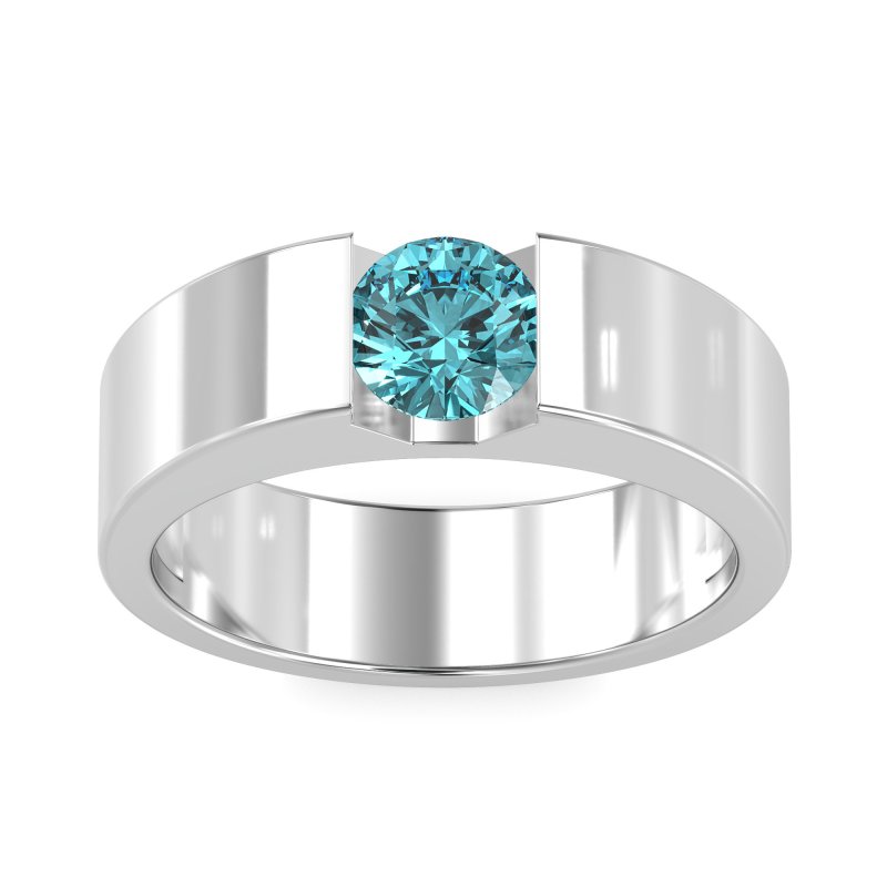 6.5mm Men's Classic Solitaire Band