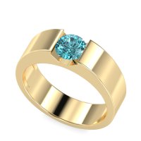 6.5mm Men's Classic Solitaire Band