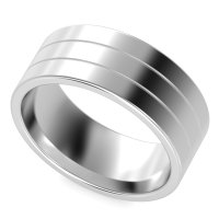 9mm Men's Classic 3 Groved Band