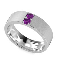 7mm Men's Sandblast Finish Band