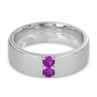 7mm Men's Sandblast Finish Band