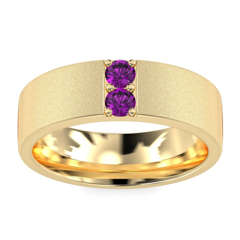 7mm Men's Sandblast Finish Band