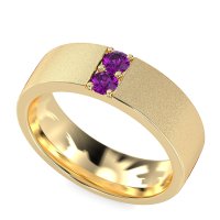 7mm Men's Sandblast Finish Band