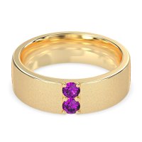 7mm Men's Sandblast Finish Band