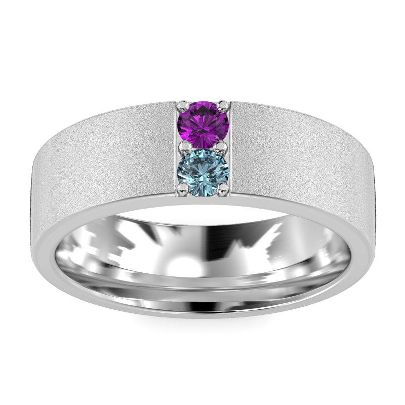 7mm Men's Sandblast Finish Band